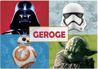 热销wars星球大战定制写字板杯垫