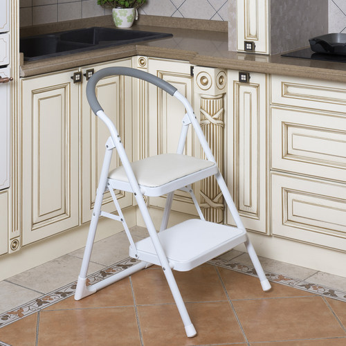 YSF梯子折叠家用多功能室内简约家用椅子扶梯电脑椅子二步梯