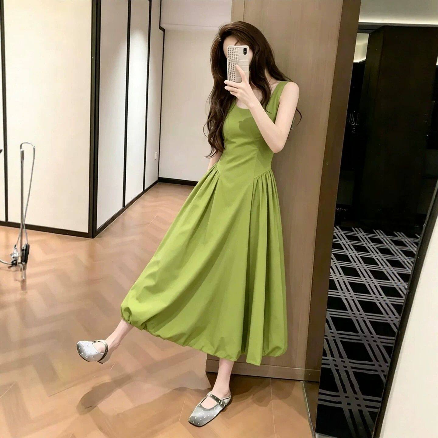 韩系好看新款2026夏季大方奶乖裙漂亮裙子女生温柔风连衣裙