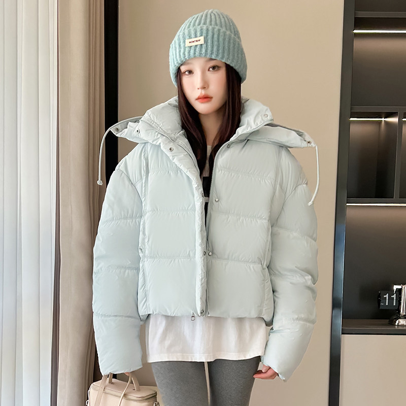 大码棉服学院风冬季新款韩版宽松加厚面包服小个子棉衣现货款