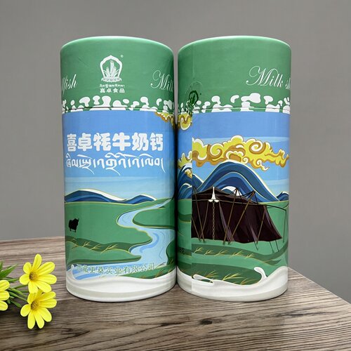 西藏特产喜卓牦牛奶钙青稞糌粑片
