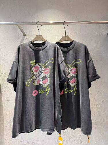 欧洲站2026年新款春季宽松上衣设计感t恤女减龄洋气时尚大码
