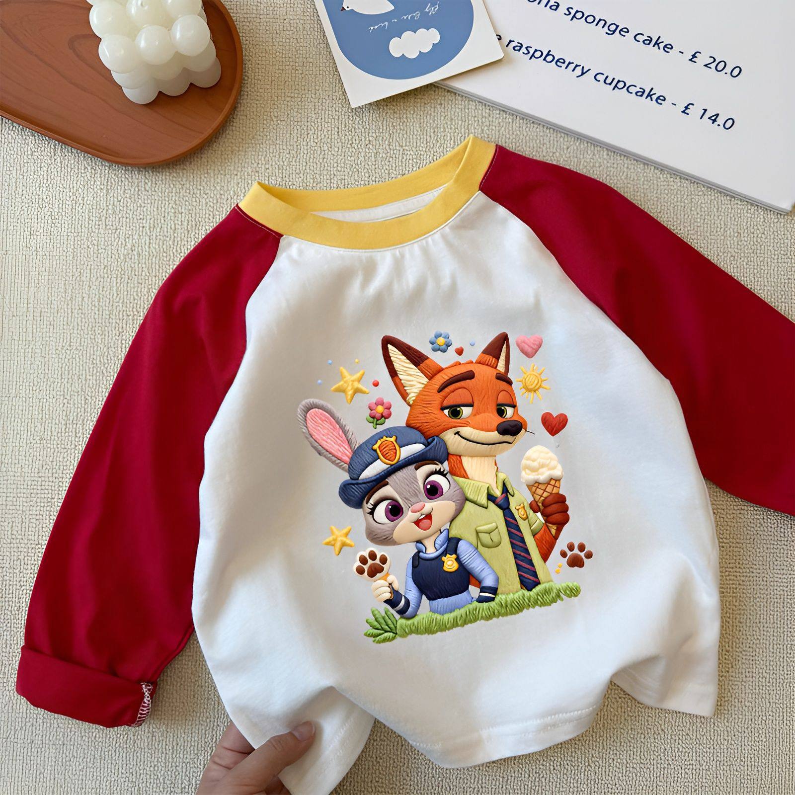 100%纯棉男女孩卡通长袖T恤春季新款可爱朱迪外穿韩系休闲宝宝衫t,童装/婴儿装/亲子装,儿童速干T恤,淘宝优惠券,粉丝福利购,淘宝优惠卷