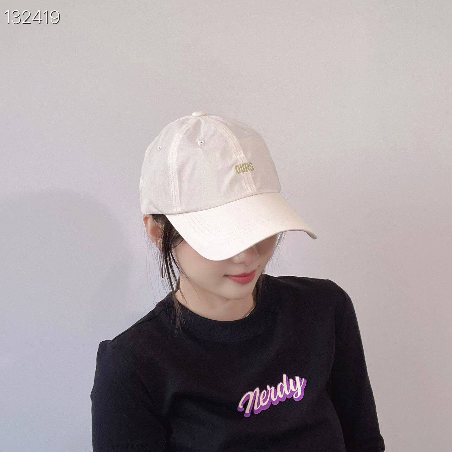 棒球帽LovelyHat东大门代购 刺绣字母ou款 百搭女帽子3