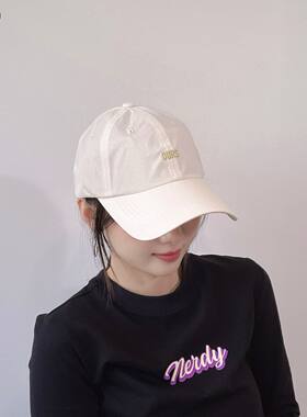 棒球帽LovelyHat东大门代购  刺绣字母ou款 百搭女帽子3