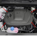 配件 升级原装 适配长安二代CS75PLUS发动机护盖装 饰罩隔音防尘加装