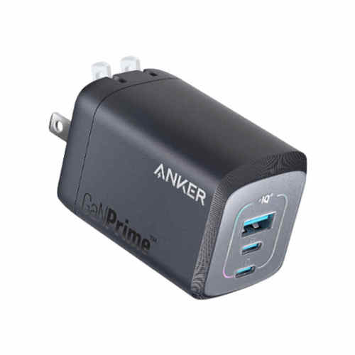 Anker安克Prime全氮化镓67W多口充电器插头TypeC快充65W适用iPad