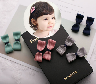 儿童发夹全包布进口头饰