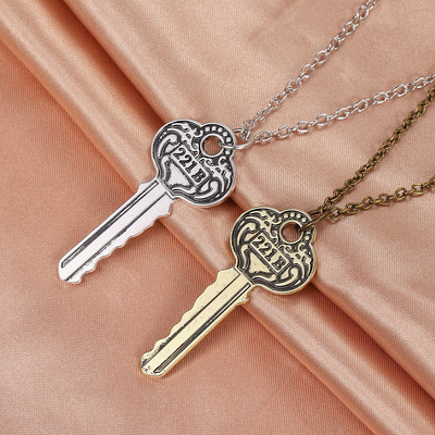 神探夏洛克周边221b公寓钥匙项链