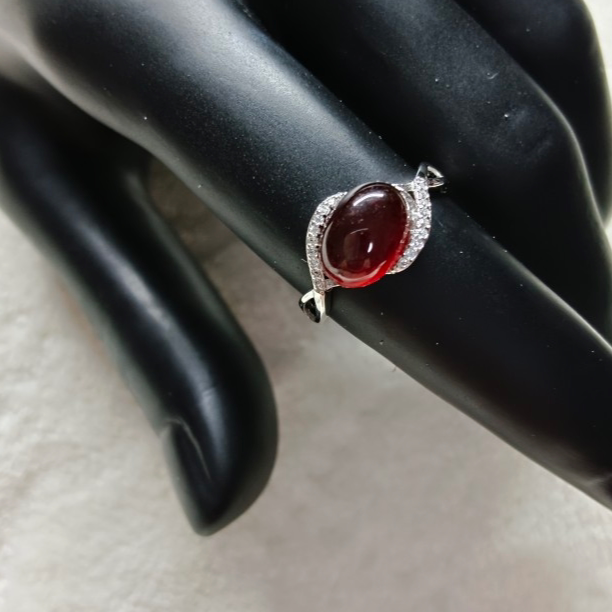 女士纯银戒指 活口可调节宝石精品推荐惊爆低价原创设计现货爆款