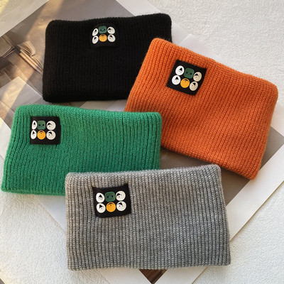 简约宽边保暖头套秋冬时尚贴布毛线护额发带户外运动防风针织头带