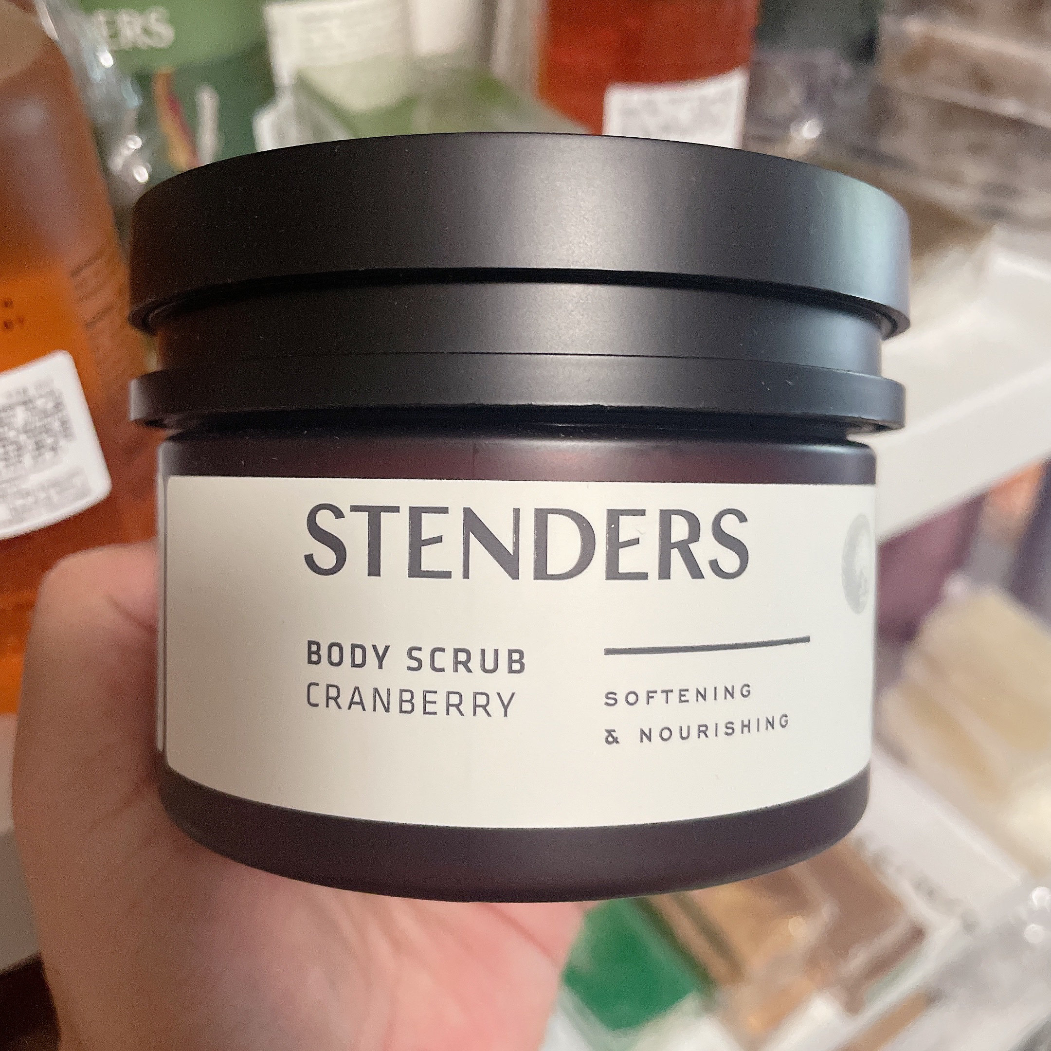 圣诞版stenders施丹兰蔓越莓磨砂膏230g身体清洁温和角质女士正品