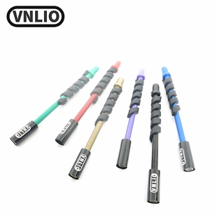 Vnlio自行车V刹弹簧弯管 不锈钢弯管 内注油管 彩色刹车弹簧管
