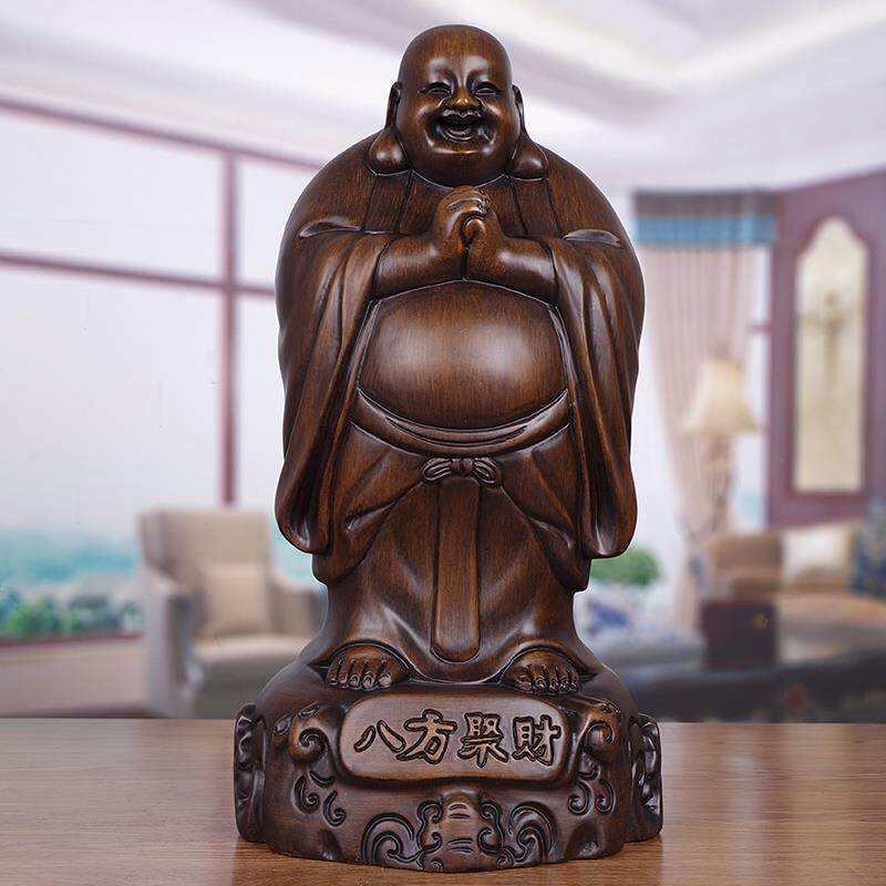 招财弥勒佛摆件客厅财源广进家居乔迁大肚佛供奉佛像财神笑佛菩萨