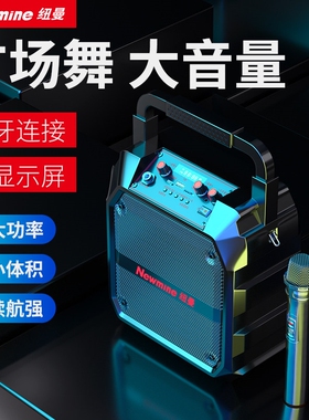 纽曼广场舞音响户外蓝牙音箱k歌唱歌演出重低音炮声音大插U盘播放