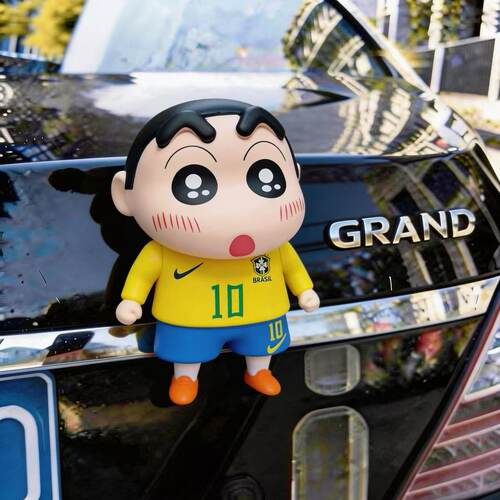 梅西C罗可爱车载桌面手办摆件