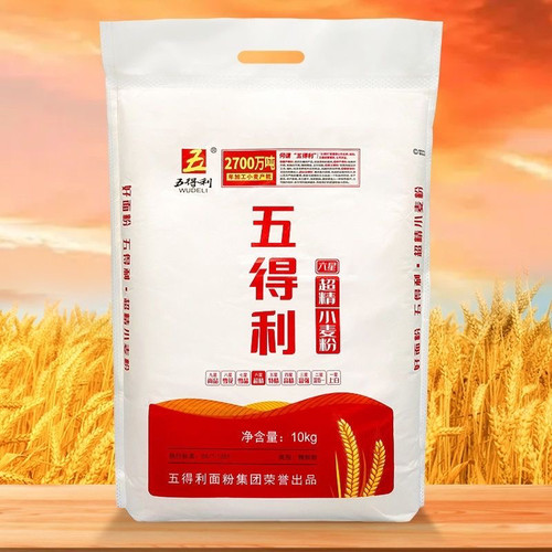 五得利面粉六星超精面粉小麦粉包子10公斤馒头饺子粉20斤批发