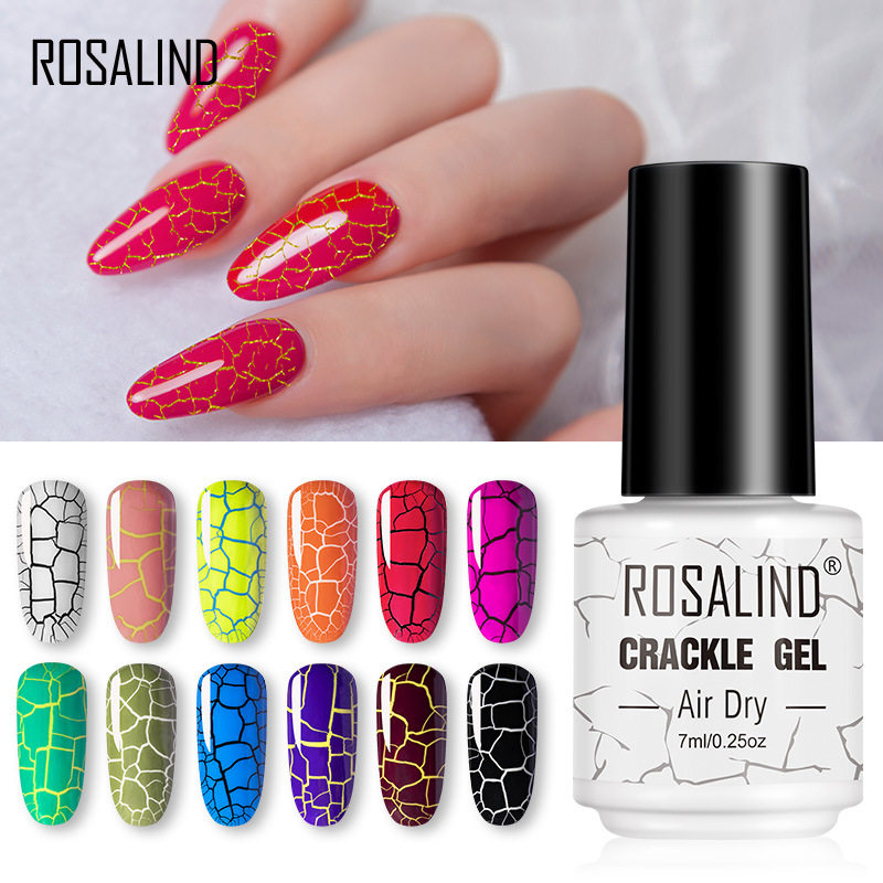 Crack Gel Nail Polish Quick Drying Varnish Manicure 美甲胶油