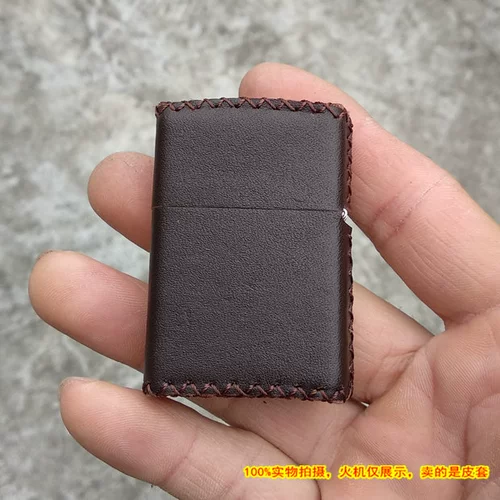 Кожаная зажигалка ручной работы, сумка для техники, масло для лица, универсальные аксессуары, совместимый чехол