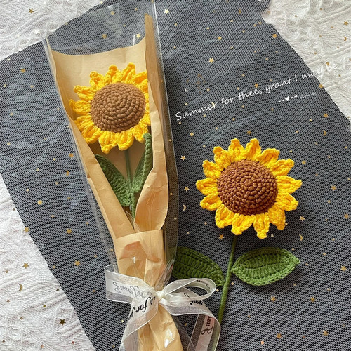 手工编织花束diy材料包