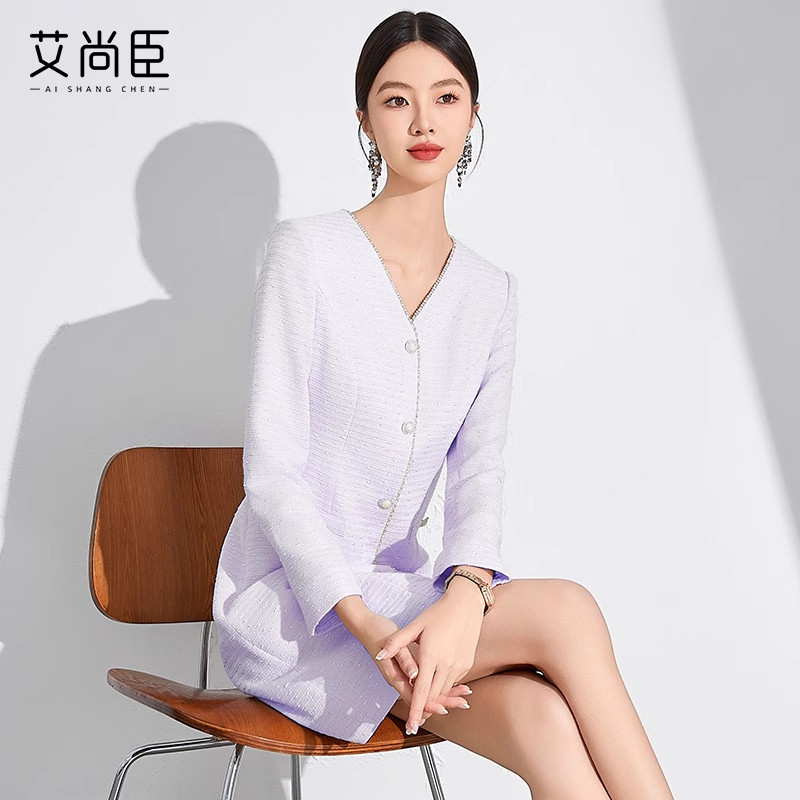 艾尚臣职业装连衣裙女2025新款裙