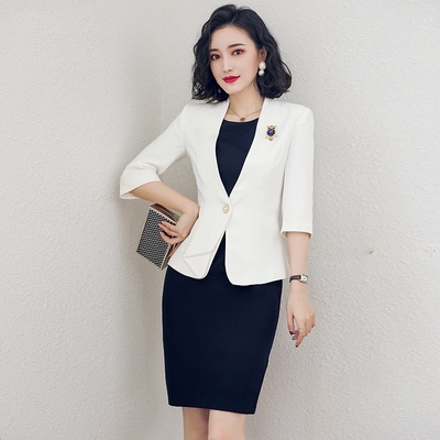 艾尚臣职业套装女士美容师工作服