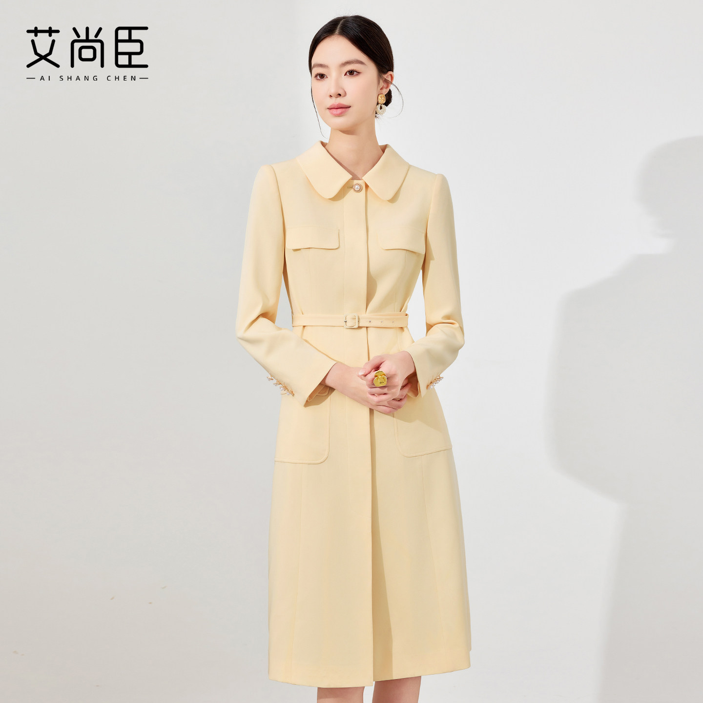艾尚臣职业装连衣裙女秋冬工作服