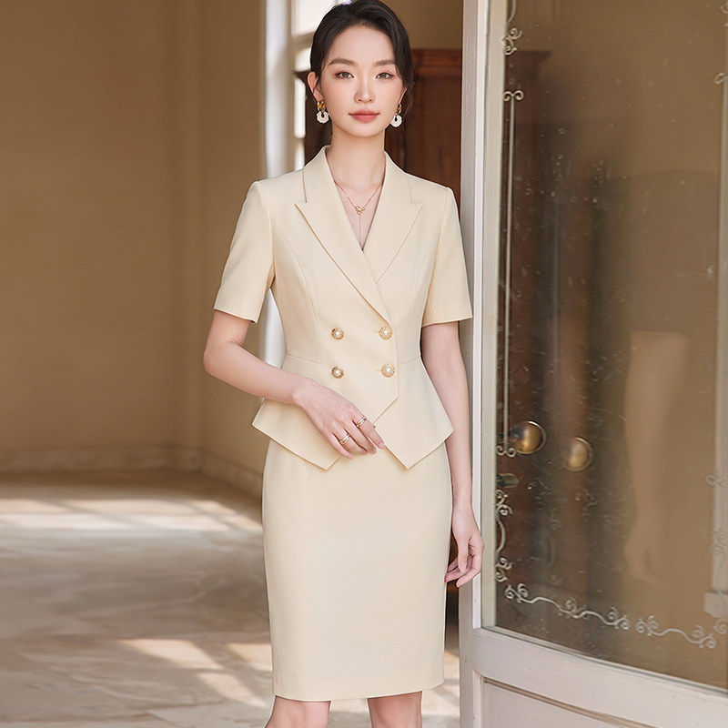 艾尚臣西装连衣裙女美容院职业装