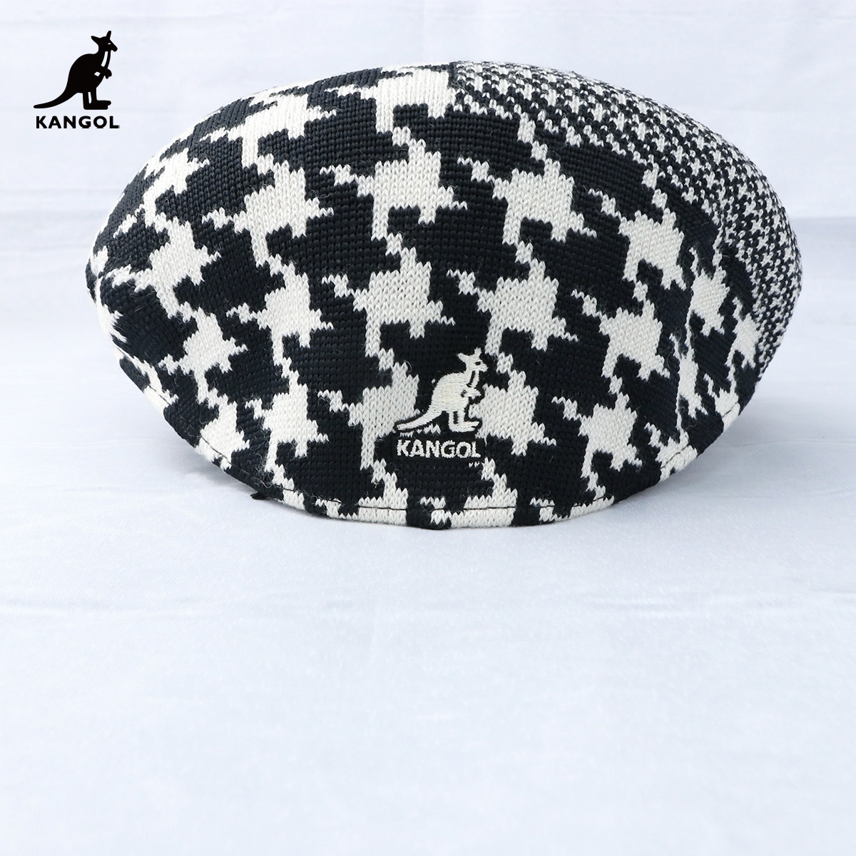 KANGOL504袋鼠千禧格纹路帽
