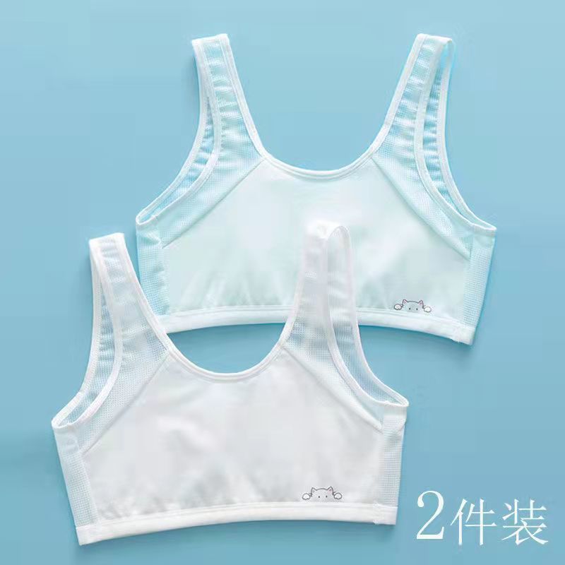发育期少女内衣小背心新