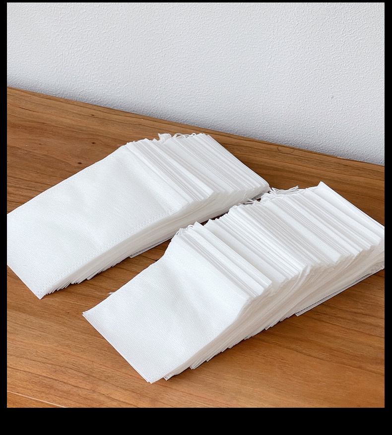 150개 포장  섬나라로 수출해요  일회용 부직포 달임과 한약봉지 수프와 양념필터 티백