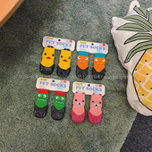 QB雪纳瑞泰迪比熊柯基法斗宠物狗狗防水鞋 袜子中小型犬幼犬雨鞋 袜