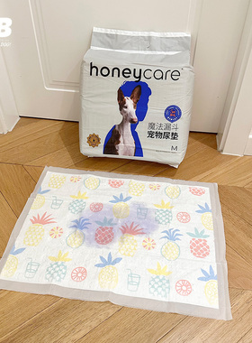 honeycare宠物狗狗居家尿片清洁防臭强吸水不湿脚加厚瞬吸隔尿垫
