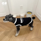 宠物狗狗猫咪春夏季 雪纳瑞泰迪比熊柴犬防晒衣服服饰 背心纯棉薄款