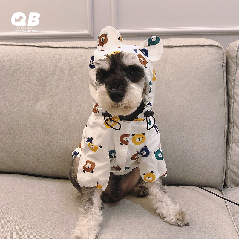 宠物狗狗雨衣泰迪比熊柯基防雨