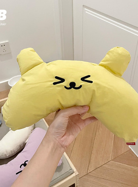 宠物狗狗猫咪专用可爱表情枕头下巴垫睡枕纯棉可拆洗迷你月亮靠枕