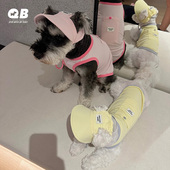 QB宠物狗狗冷感背心吊带帽子雪纳瑞比熊博美柴犬柯基夏季 透气衣服