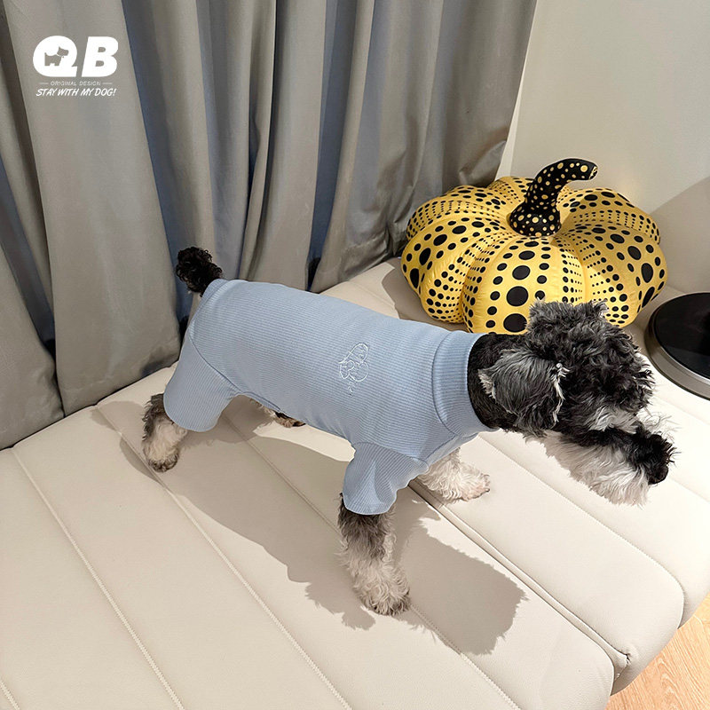 狗狗雪纳瑞泰迪比熊四脚打底衣服
