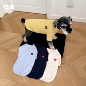 T恤衣服秋冬装 短袖 德绒打底衫 宠物狗狗猫泰迪比熊雪纳瑞博美冬季