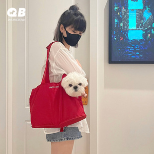 United pets宠物折叠外出背狗包便携式宠物小型犬透气轻便单肩包