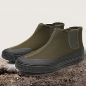 宝鞋 工地防滑劳动透气元 休闲高帮帆布鞋 户外耐磨劳保鞋