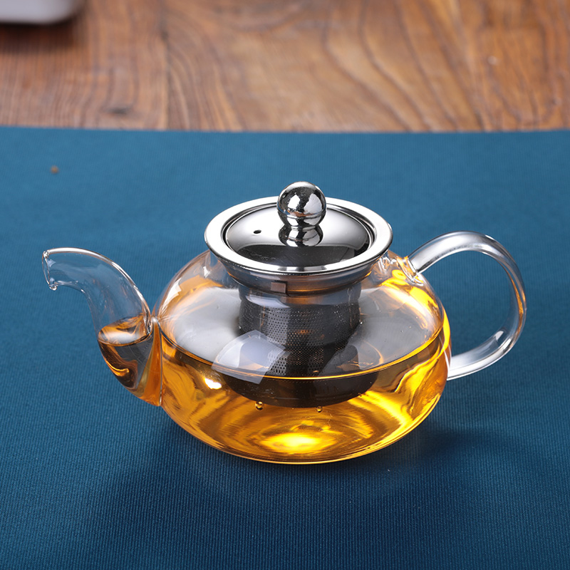 耐热玻璃花茶壶迷你小茶壶透明功夫茶具套装过滤泡茶器家用小号 杯之若水企业店 淘优券