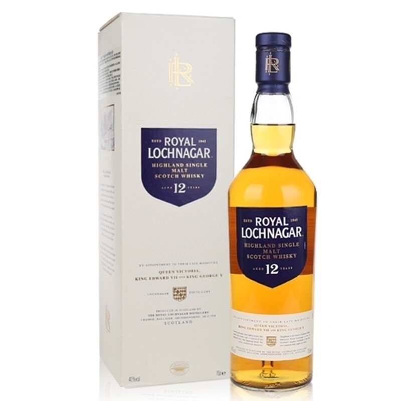帝亚吉欧行货皇家蓝勋12年Royal Lochnagar 单一麦芽威士忌 700ml