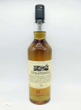 洋酒斯特拉米尔12年STRATHMILL苏格兰单一麦芽威士忌