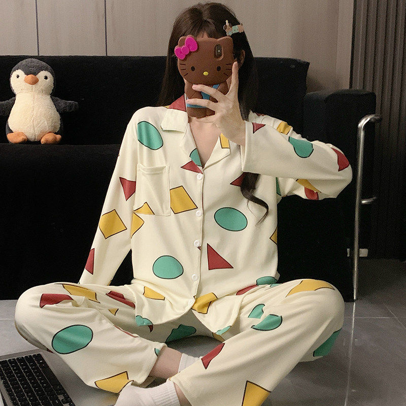 150cm小矮个子德绒睡衣小新情侣加厚保暖男款套装家居服xxs码