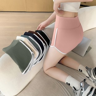可外穿拼接瑜伽安全 三分鲨鱼裤 女夏季 薄款 收腹提臀防走光打底裤