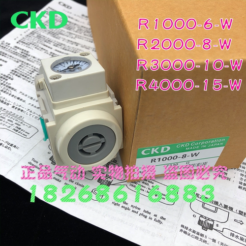 CKD調壓閥 R1000-6 R2000-6-8-w R3000-8-10 R4000-10-15-W-T8-X1