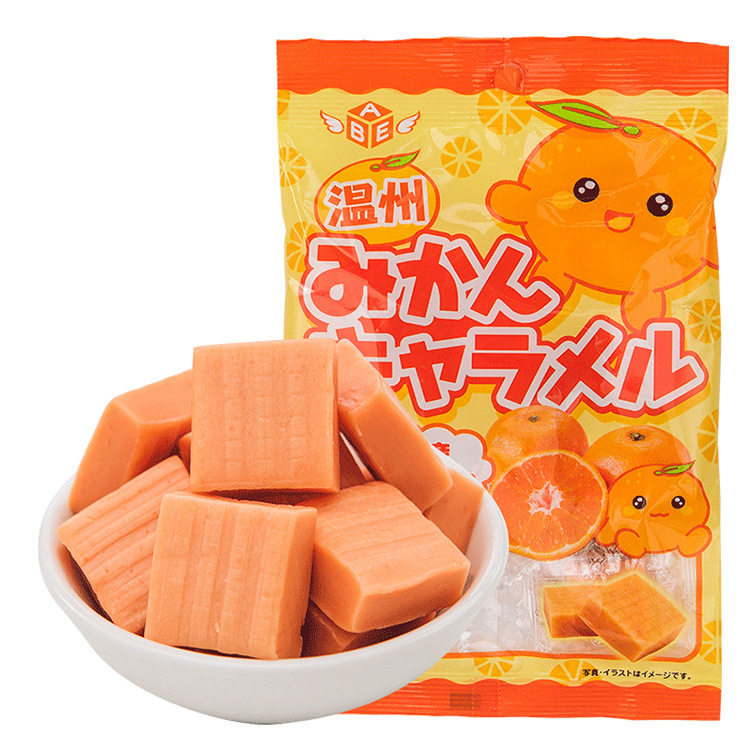 软糖安部温州橘子味糖果