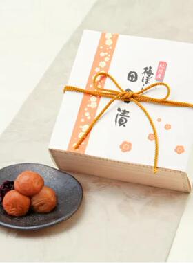 日本直邮和歌山纪州南高梅田舍渍紫苏梅干1kg盐分11%木盒礼盒装