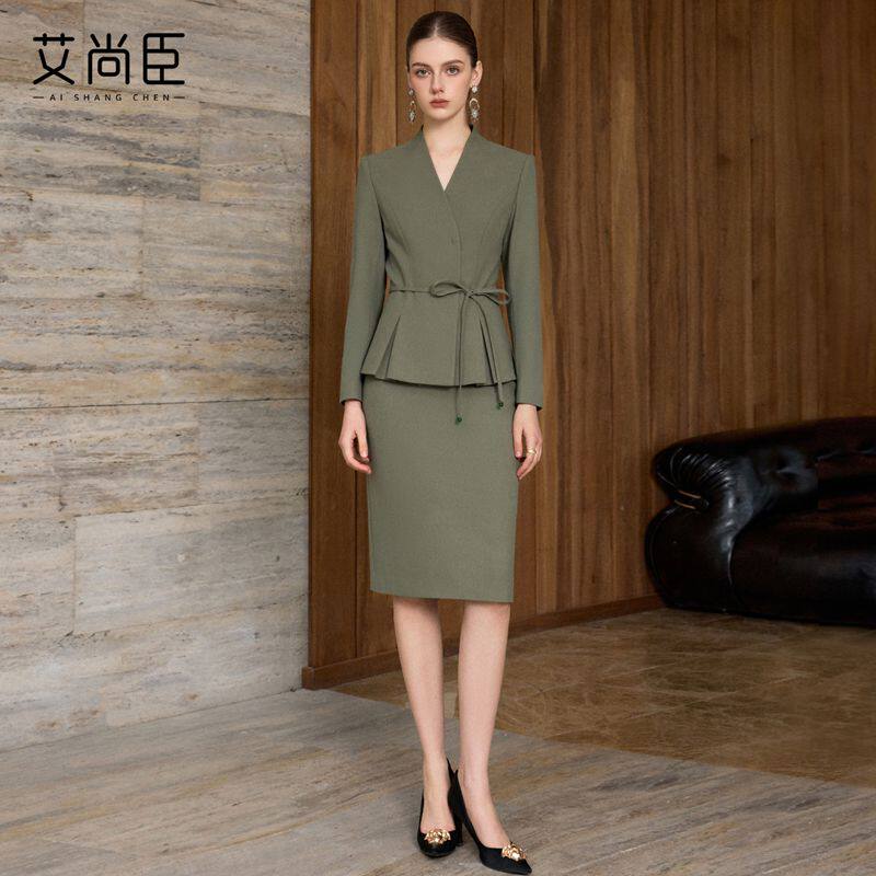 艾尚臣西装套装女款主持人上镜装